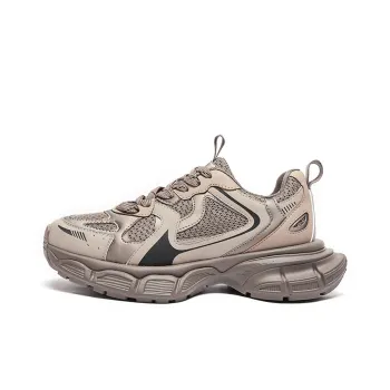 MALEMONKEY Anti-Slip Wear-Resistant Breathable Lightweight Height Increasing Low-Top Chunky Sneakers Women's