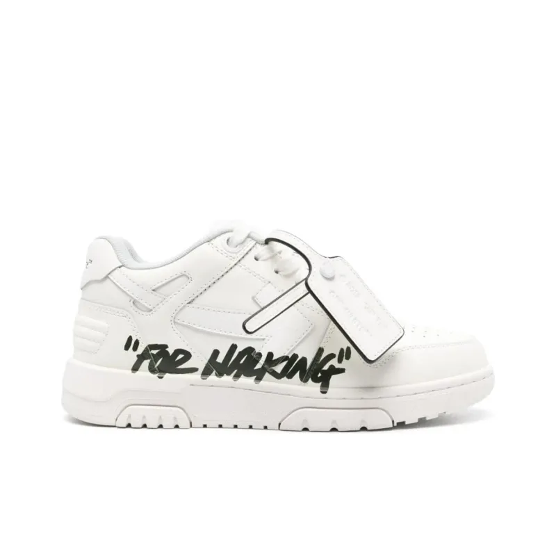 OFF WHITE Out Of Office Ooo For Walking White Black Women's-1