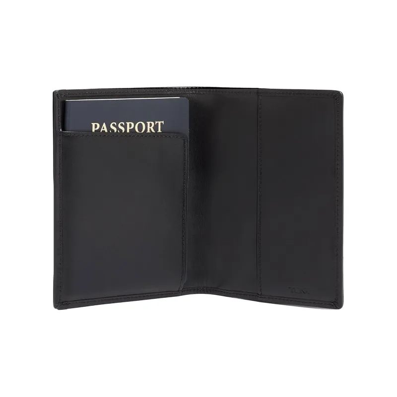 TUMI Alpha Bulletproof Nylon Fabric Passport Holder Unisex Black-1