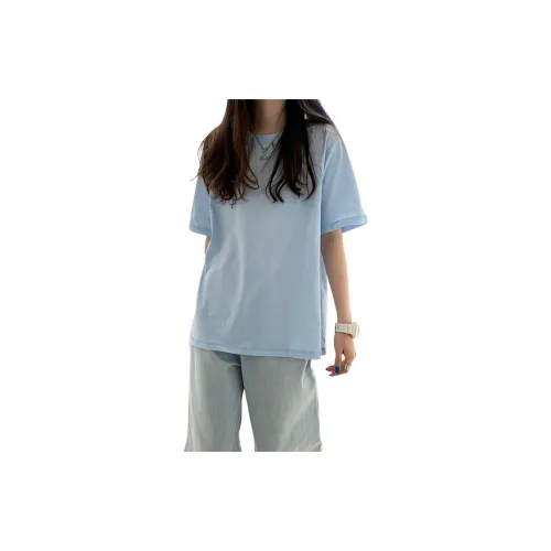 Tonlion T-Shirts Women's Blue