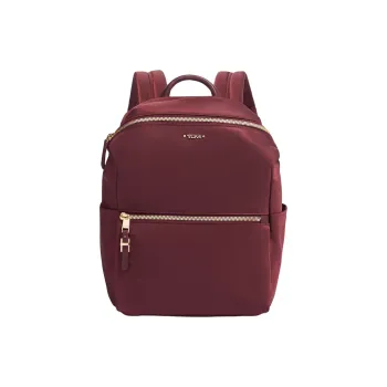 TUMI Voyageur Nylon Backpack Women's Red