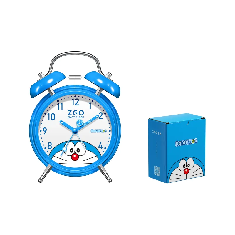 Zgo Sweeping Seconds Movement Metal Alarm Clock Unisex-1