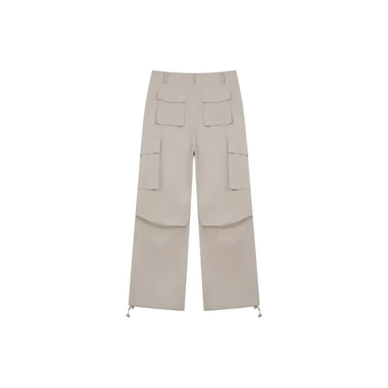 OPICLOTH Casual Pants Men's Beige Gray-1