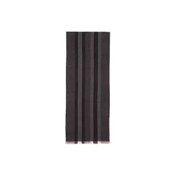 GUCCI Wool Knit Scarves Men's Black Coffee