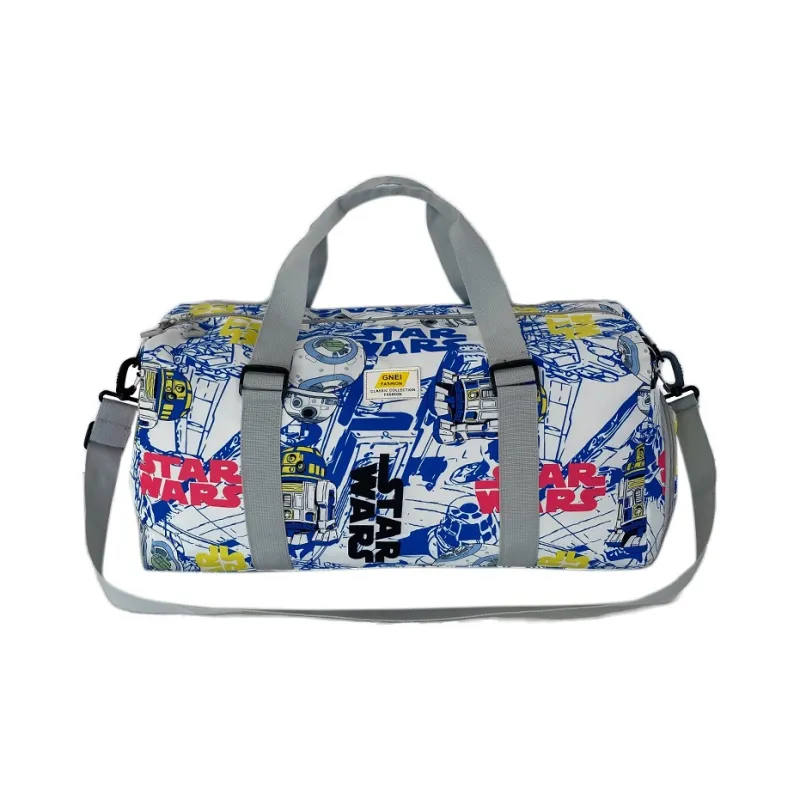 GEERDUN Nylon Gym Bag Medium Size Unisex Black/Purple/Gray/Blue-0