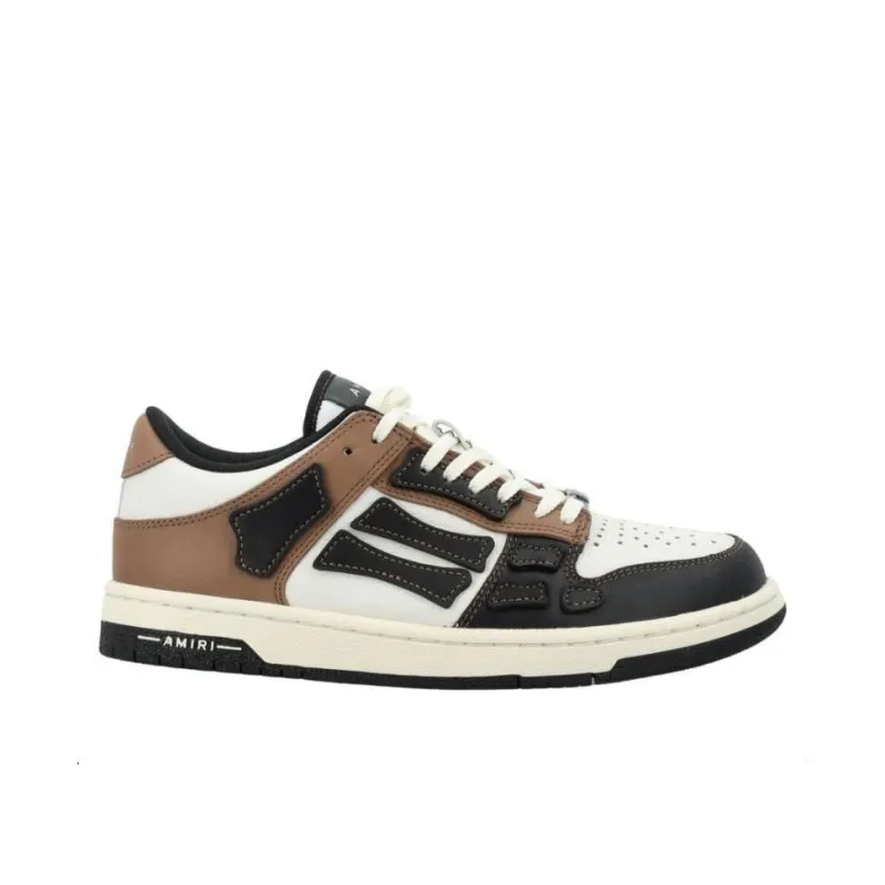 AMIRI Skel Top Low Black Brown-1