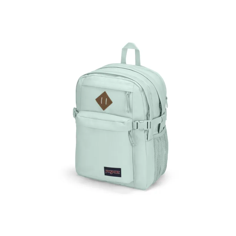 JanSport Suede Laptop Backpack Unisex Fresh Mint-2