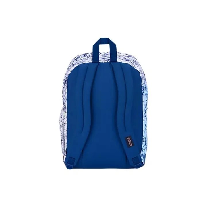 JanSport Recycled Polyester Backpack Unisex Blue And White Porcelain-5