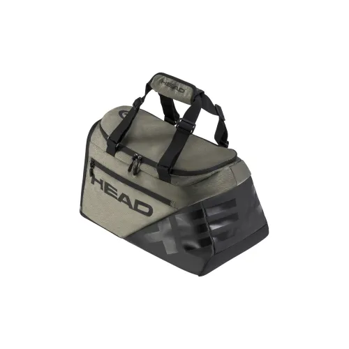 HEAD X Court Bag Collaboration Polyester Travel Bag Unisex Black & Green Gray