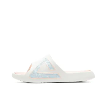 PEAK Guochuang Series Slide Slippers Men's Canvas White Pink