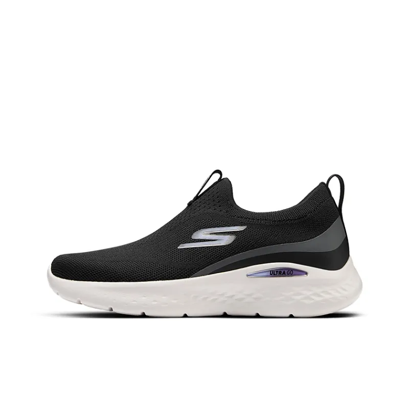 Skechers Go Run Lite Low Top Running Shoes Women's Black/Lavender-0