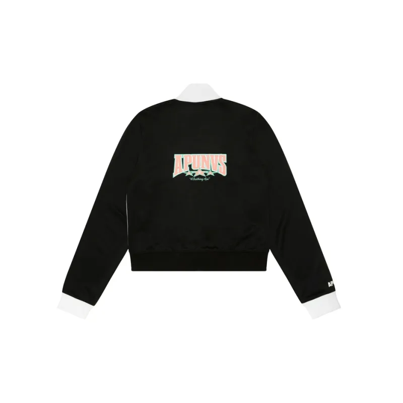 Aape Logo print Zipped Jacket-1