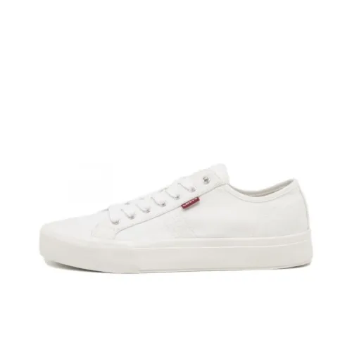 Levis Skateboard Shoes Women's Low-Top White