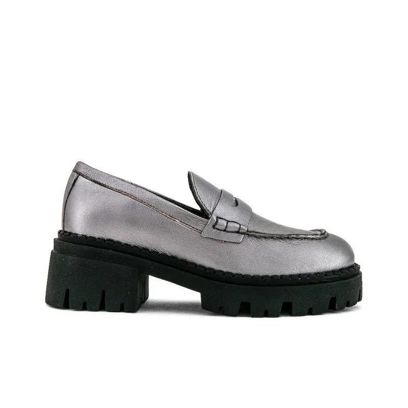 FREE PEOPLE Loafers 5cm Women's Gray-1