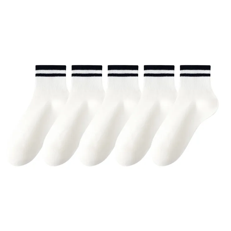 MIIOW Mid Calf Socks Men's 5 Pack-30