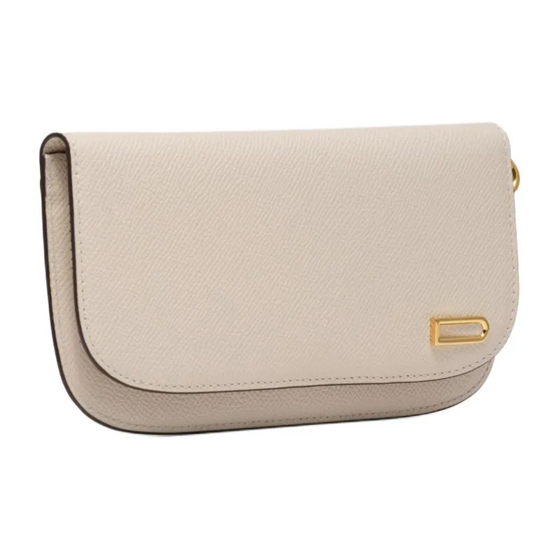 Delvau Alpina Calf Grain Calfskin Wallet Women's Sesame-Colored-1