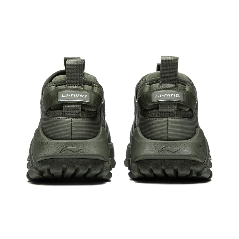 LiNing CF Linchuan SS Cushioning Wear-Resistant Low-Top Casual Shoes Men's Green-5