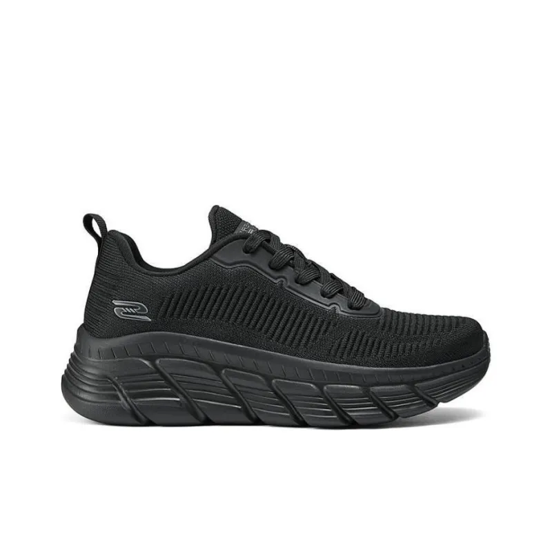 Skechers BOBS B FLEX HI Abrasion Resistant Low Top Casual Shoes Women's Black-1