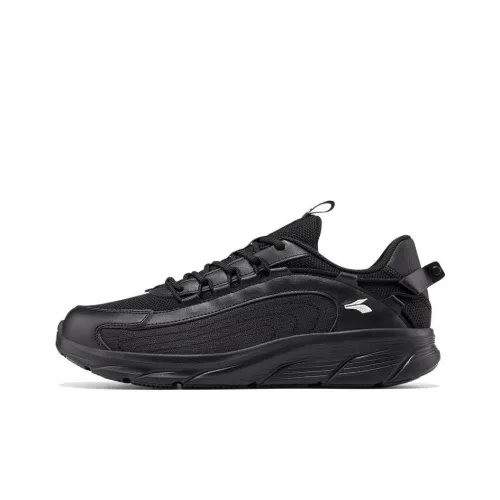 361° Cushioning Breathable Lightweight Low-Top Casual Shoes Men's Black