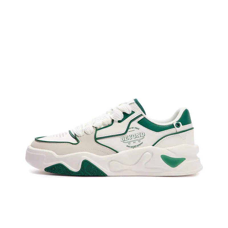 361° Jincheng Durable Breathable Low-Top Casual Shoes Men's White Green-0