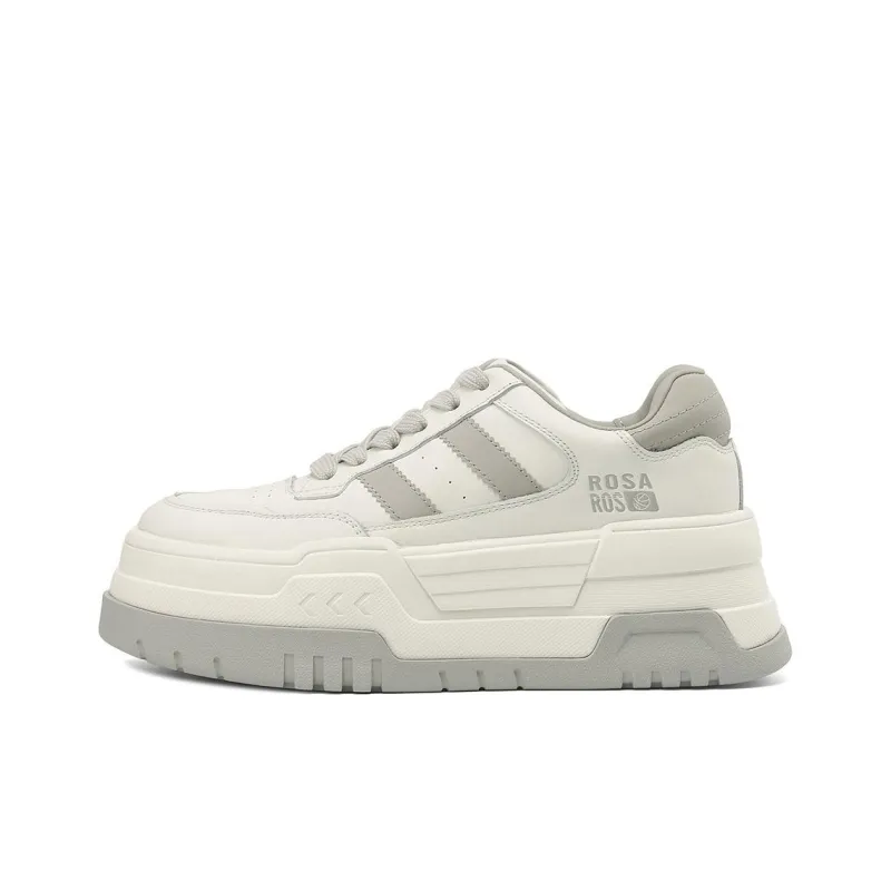Rosa Bianca Breathable Lightweight Height Increasing Warm Low-Top Skateboard Shoes Women's-7