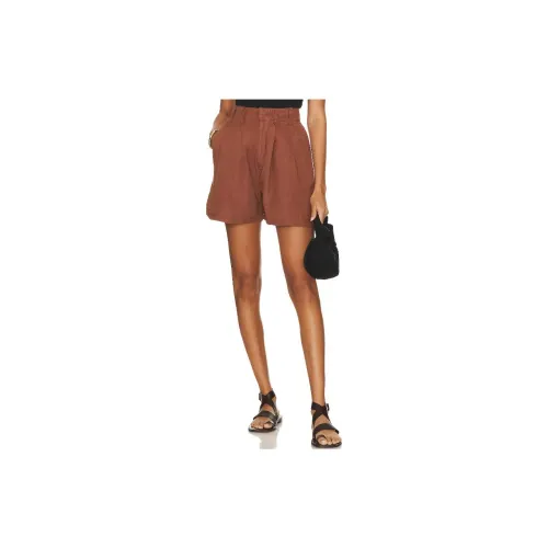 FREE PEOPLE Casual Shorts Women's Brown