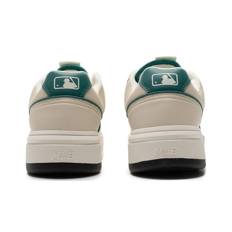 MLB Chunky Liner 24SS New York Yankees Slip Resistant Cushioning Low Top Skateboard Shoes Unisex Green-3