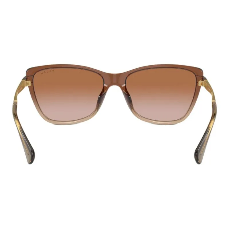 Polo Ralph Lauren Injection Molding Metal Square Sunglasses Women's Brown-2
