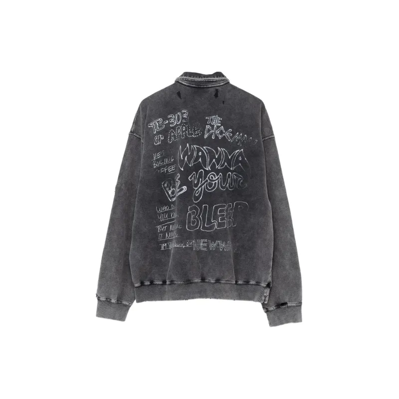 Maison Mihara Yasuhiro SS24 Sweatshirt Men's Black-1