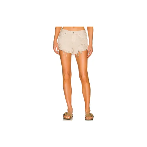 FREE PEOPLE Casual Shorts Women's Cream