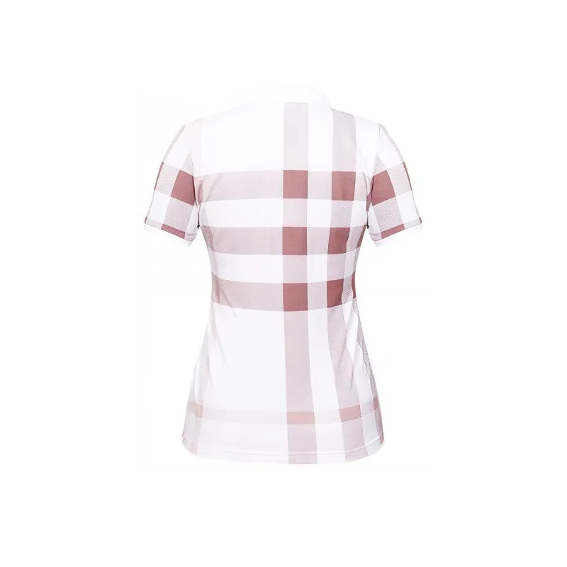 Burberry Polo Shirts Women's Rose Pink-1