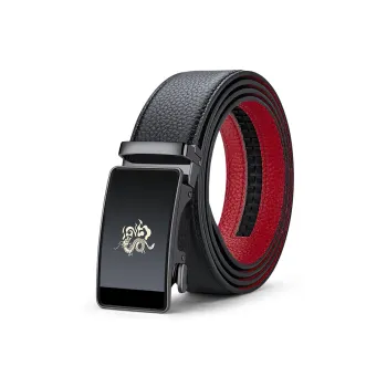WilliamPOLO Cow Leather Leather Belts Men's Width  3.5cm