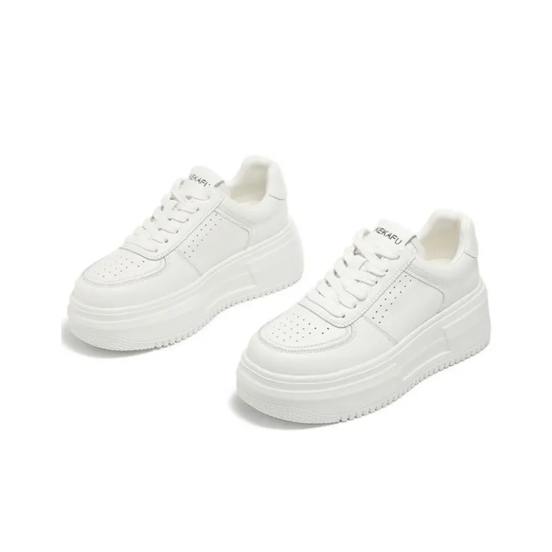 KEKAFU Wear resistant And Lightweight Low Top Skateboard Shoes Women's-2