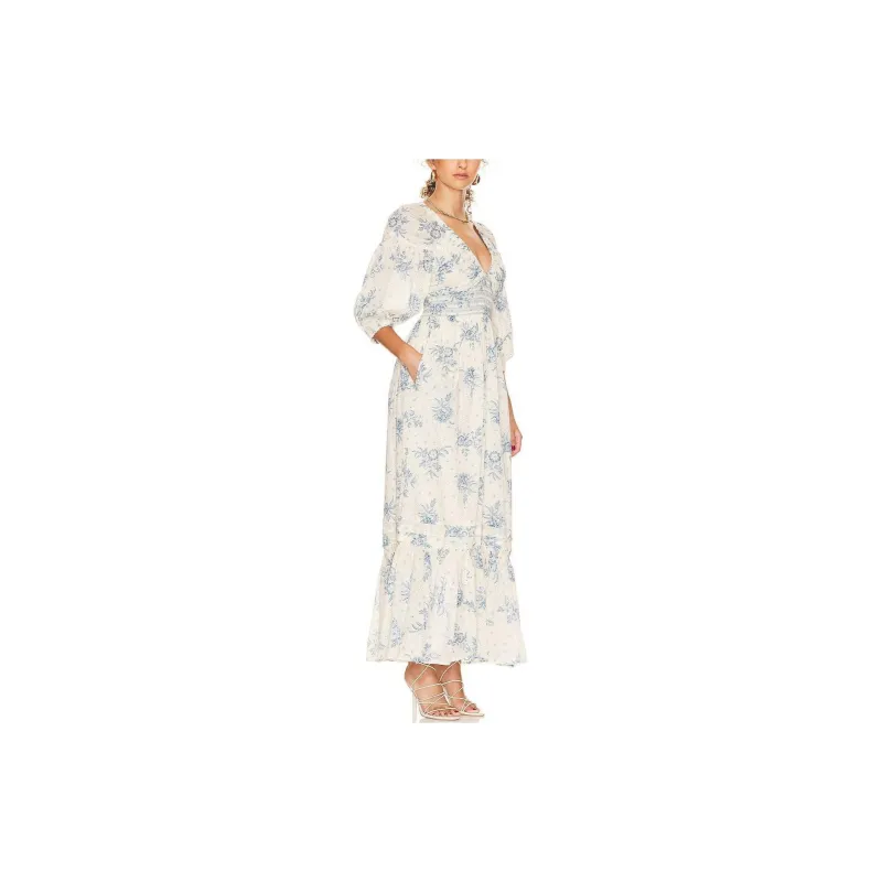 FREE PEOPLE Long-Sleeved Dresses Women's White-2