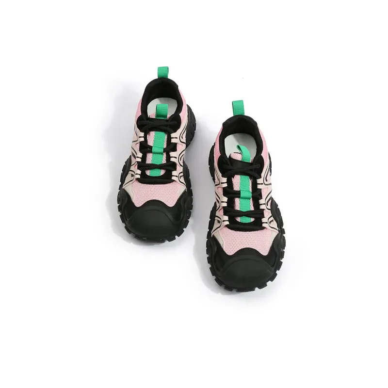 CENTRAL&KITTY Wear-Resistant Height Increasing Low-Top Ugly Cute Hiking Shoes Women's-9