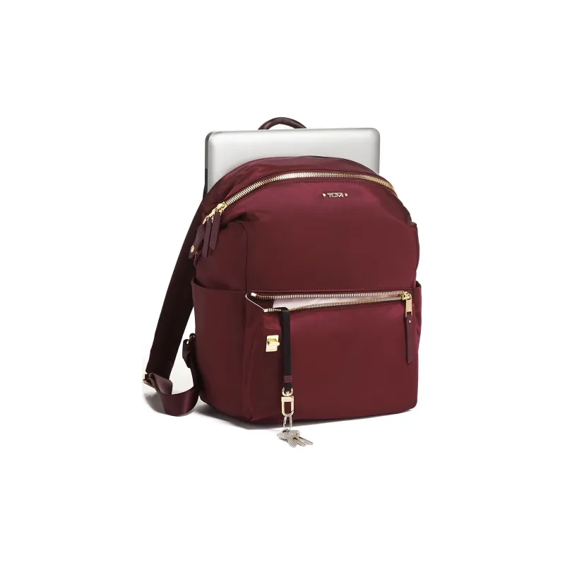 TUMI Voyageur Nylon Backpack Women's Red-2