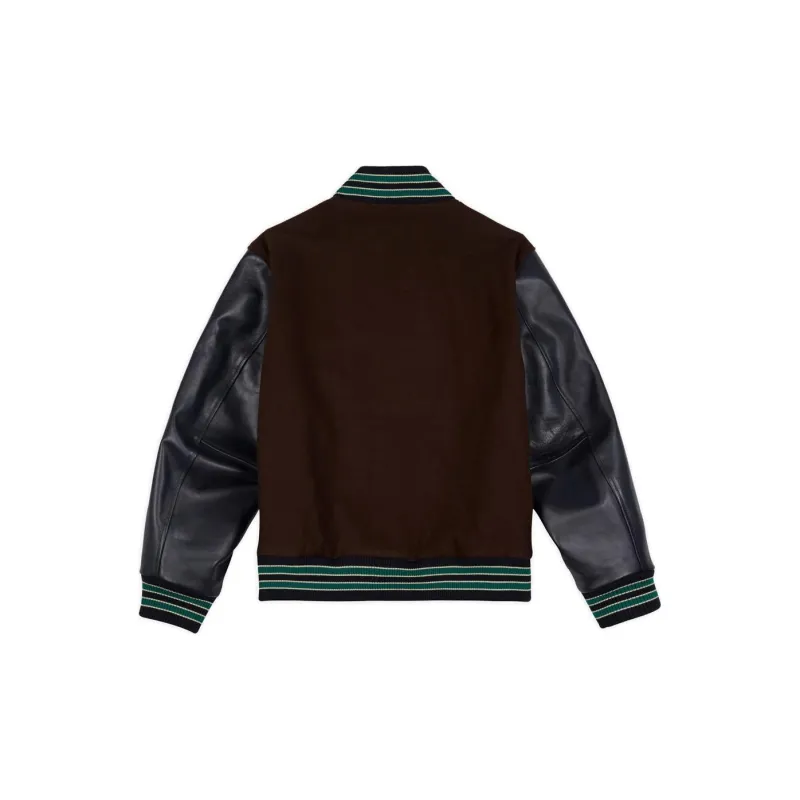 Brain Dead X NEXUS VII X GIMME 5 VARSITY JACKET Jackets Coats Unisex Brown-1