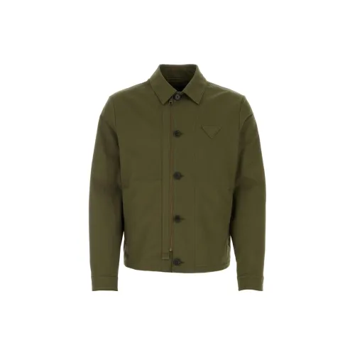 PRADA Jackets Men Green