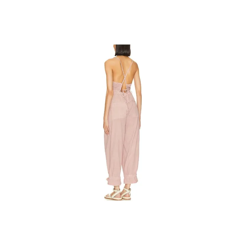 FREE PEOPLE Jumpsuits Women's Pink-1