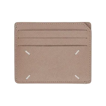Maison Margiela Cow Leather Wallet, Card Holder Men's Camel