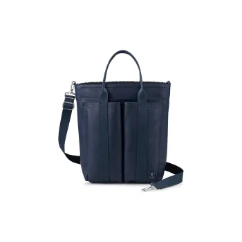 PORTER PU Tote Bag Shopping Bag Shoulder Bag Crossbody Bag Handbag Unisex Dark Blue