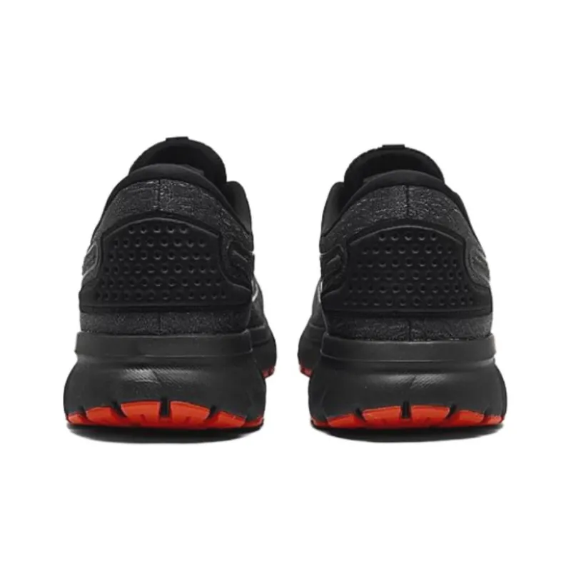 Brooks Trace 2 Road Runnig Cushioning Wear-Resistant Low-Top Running Shoes Men's Black Red-3