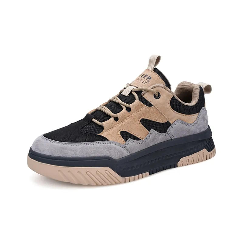 JEEP SPIRIT Anti-Slip Wear-Resistant Lightweight Breathable Low-Top Skateboard Shoes Men's-2