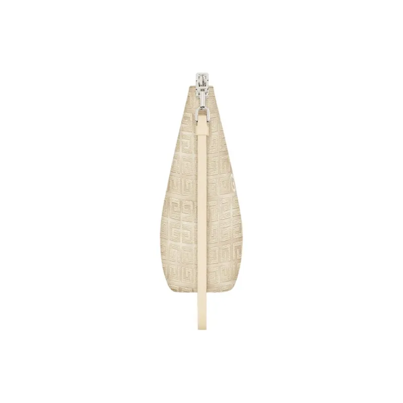 GIVENCHY 4G 100% Cotton With Brass Accents Clutch Women's Dusty Gold-1
