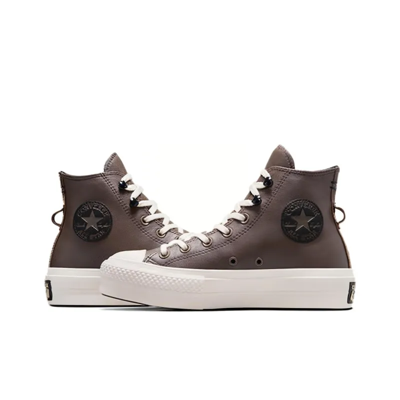 Converse Chuck Taylor All Star Cushioning Wear Resistant High Top Skateboard Shoes Women's Smoky-3