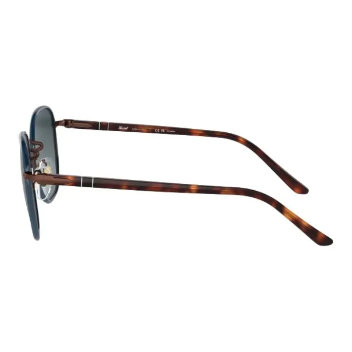 PERSOL Metal Square Sunglasses Unisex Blue-4
