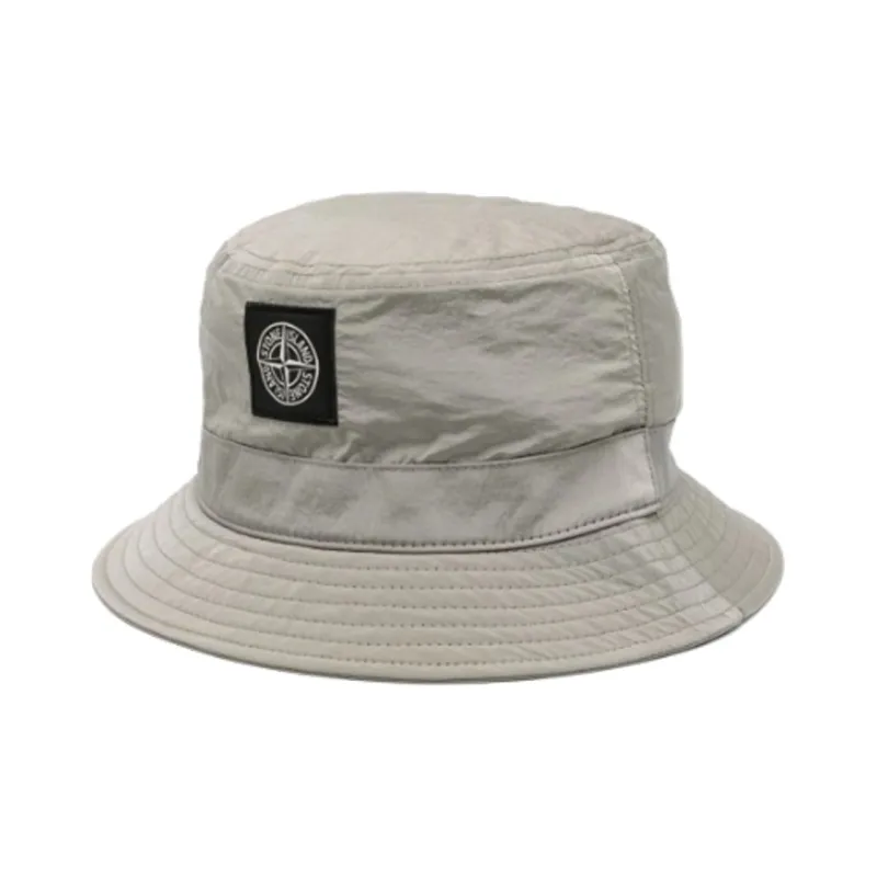 STONE ISLAND Compass patch ECONYL® Bucket Hat-0