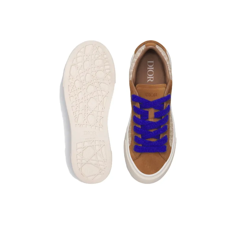 DIOR B33 Sneaker Brown Cream Oblique Jacquard-5