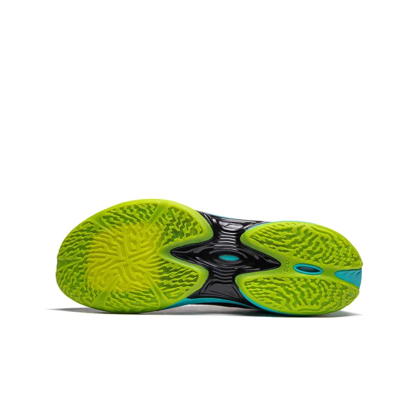 LINING Super Light 2024 Basketball Shoes Men Low Top Black/Bright Lime Green-6