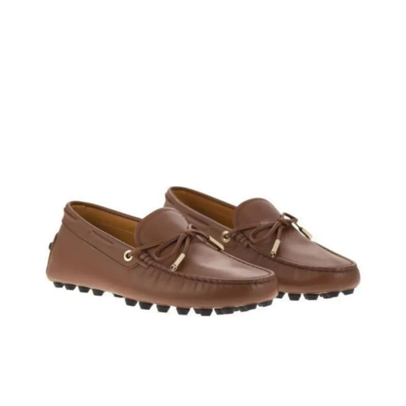 TOD'S Gommino Macro Almond Toe Loafers Women's-4